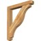 Ekena Millwork Funston Craftsman Rough Sawn Bracket w/ Offset Brace, Western Red Cedar, 6"W x 40"D x 44"H BKT0604X40X44FST04RWR - alternate 1